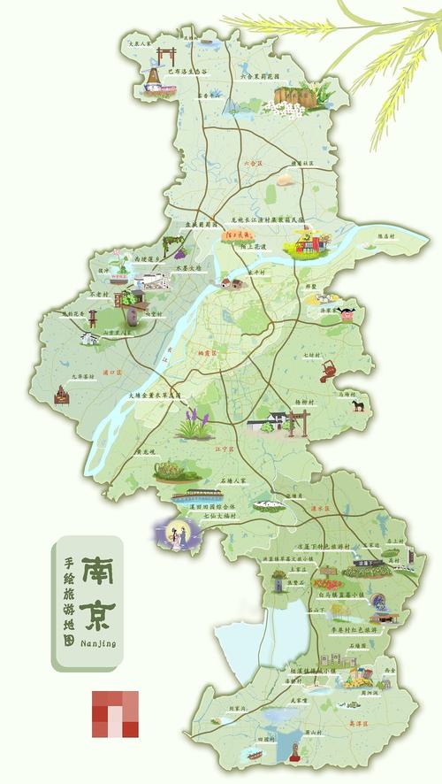 南京旅游地图的相关图片